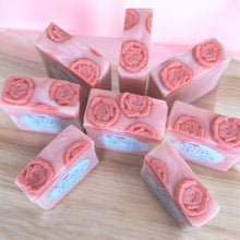 Load image into Gallery viewer, Handcrafted Tallow Soap - Fresh Roses | Romantic, Floral Scent

