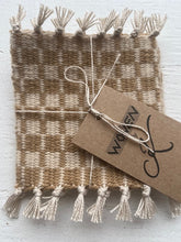 Load image into Gallery viewer, Set of 2 Mug Rugs - Woven by K
