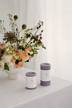 Load image into Gallery viewer, Lavender | Beeswax Pillar Candle
