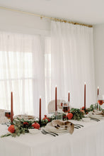 Load image into Gallery viewer, Burgundy | Dipped Beeswax Taper Candles
