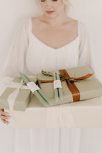 Load image into Gallery viewer, Eucalyptus | Dipped Beeswax Taper Candles
