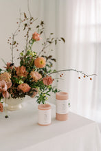 Load image into Gallery viewer, Pink Rose | Beeswax Pillar Candle
