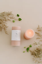 Load image into Gallery viewer, Pink Rose | Beeswax Pillar Candle
