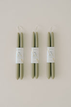 Load image into Gallery viewer, Limited Edition! Bayberry Dipped Taper Candles
