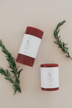Load image into Gallery viewer, Berry Red | Beeswax Pillar Candle

