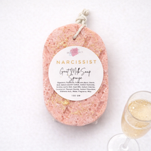 Load image into Gallery viewer, Goat Milk Soap Infused Sponge-Narcissist Type Scent - Lasts up to 6 weeks
