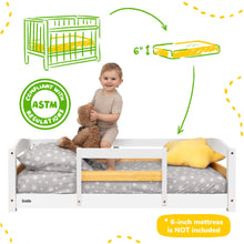 Load image into Gallery viewer, Floor Bed - Crib Size
