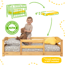 Load image into Gallery viewer, Floor Bed - Crib Size

