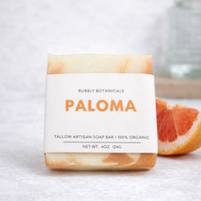 Load image into Gallery viewer, Handcrafted Tallow Soap - Paloma | Refreshing Grapefruit &amp; Lime Scent
