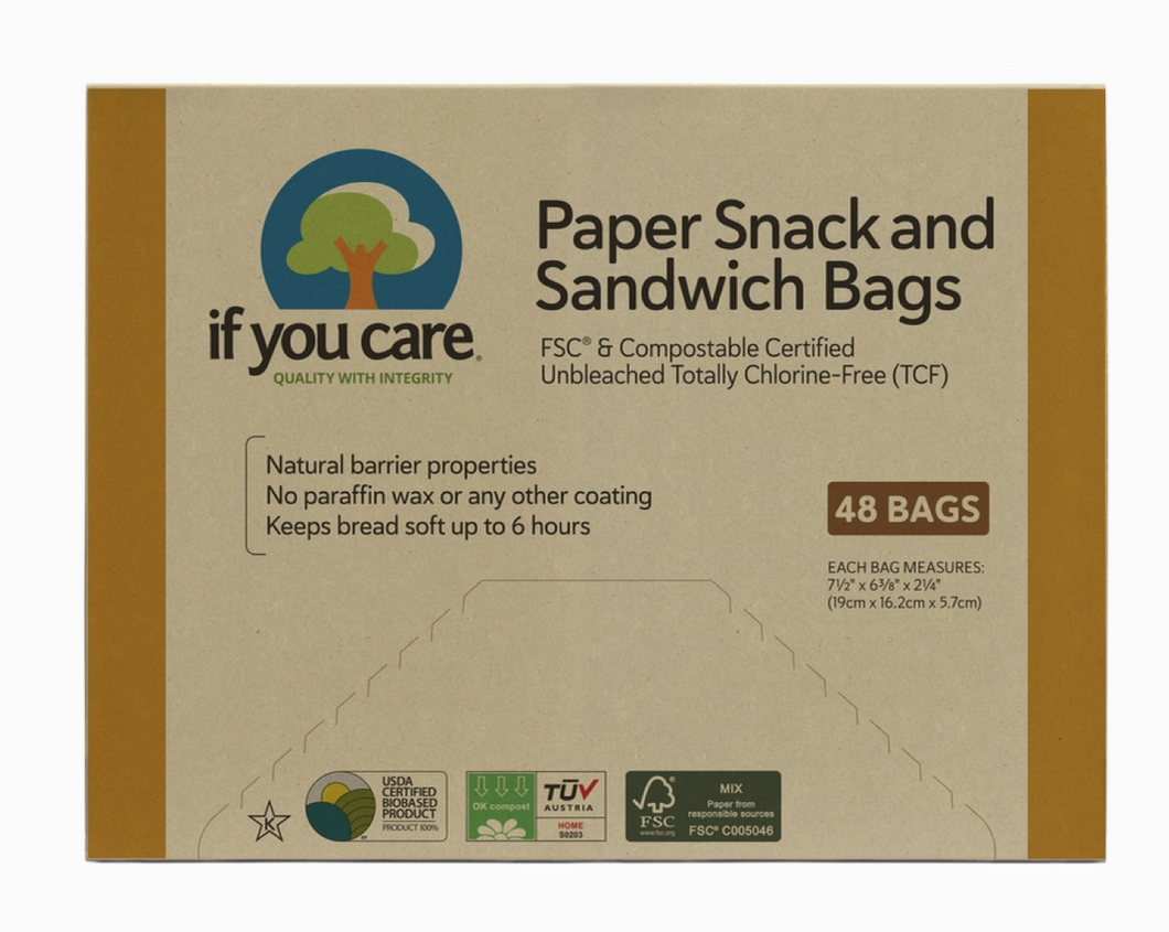 FSC Certified Snack and Sandwich Bags - If You Care