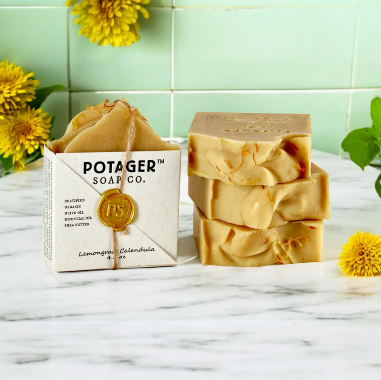 Potager Soap, Lemongrass Calendula