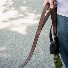 Load image into Gallery viewer, Leather &amp; Canvas Dog Leashes by Steele
