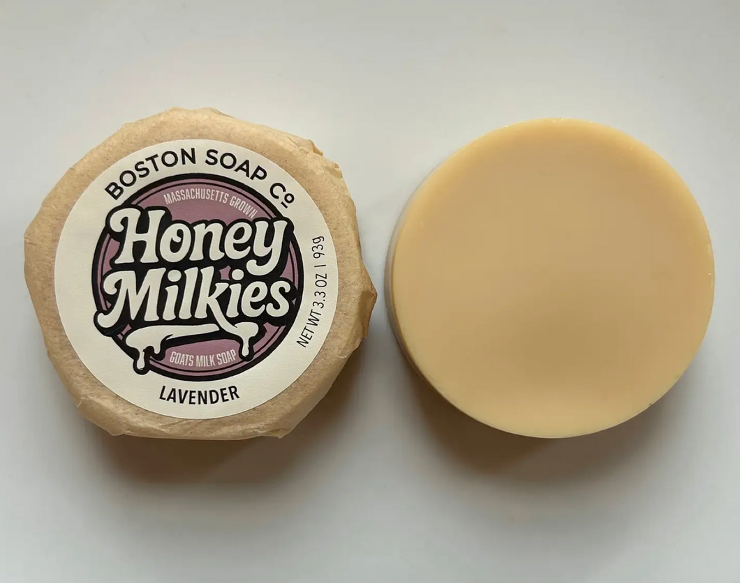 Boston Soap Company, Honey Milkies - Lavender Goats Milk Soap