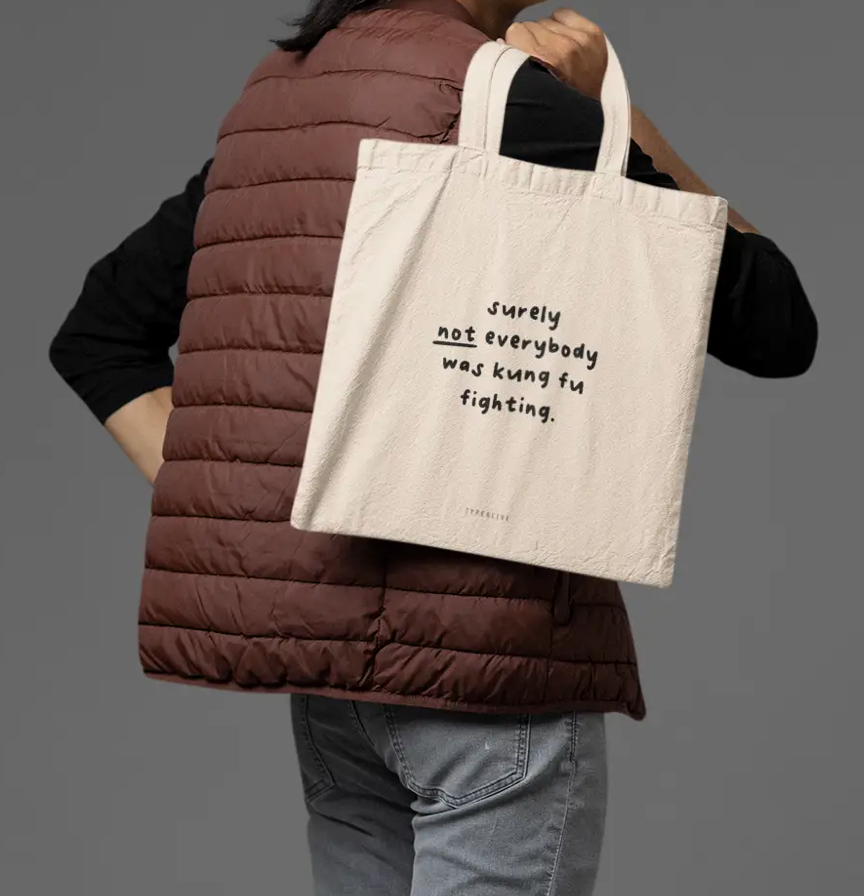 Cotton Tote Bags by Typealive