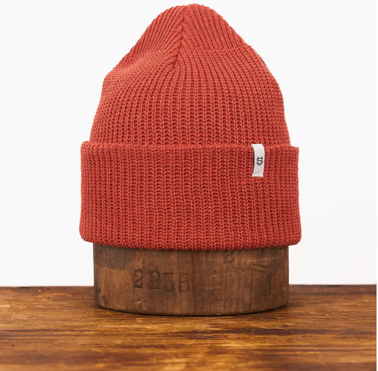 Ladybug Red Upcycled Cotton Watchcap