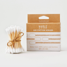 Load image into Gallery viewer, Bamboo Cotton Swabs - 100 Pack

