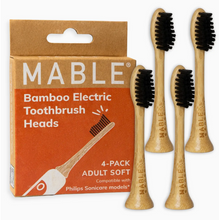 Load image into Gallery viewer, Bamboo Toothbrush Head Compatible with Philips Sonicare
