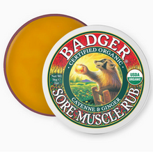 Load image into Gallery viewer, Sore Muscle Rub, Soothing Warmth For Muscles &amp; Joints by Badger
