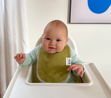 Load image into Gallery viewer, Marley's Monster's Linen Baby Bib
