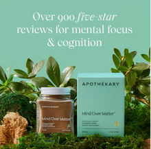 Load image into Gallery viewer, Mind Over Matter, Focus &amp; Cognition Supplement by Apothekary
