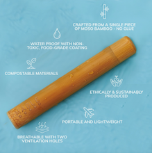 Load image into Gallery viewer, Bamboo Toothbrush Travel Case
