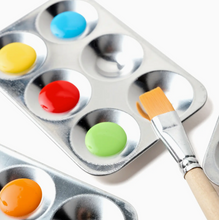 Load image into Gallery viewer, Reusable Aluminum Paint Palette
