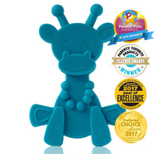 Load image into Gallery viewer, Little bamBAM Baby Teething Toy – Cyan
