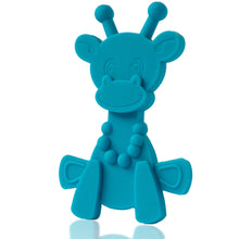 Load image into Gallery viewer, Little bamBAM Baby Teething Toy – Cyan
