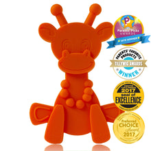 Load image into Gallery viewer, Little bamBAM Baby Teething Toy – Orange
