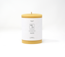 Load image into Gallery viewer, Natural Gold | Beeswax Pillar Candle
