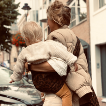 Load image into Gallery viewer, Toddler Carrier Leopard Print Brown
