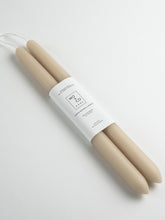 Load image into Gallery viewer, Clay | Dipped Beeswax Taper Candles
