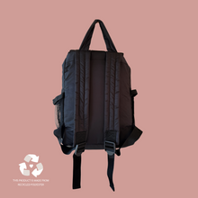 Load image into Gallery viewer, Recycled Adult Backpack Black
