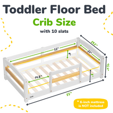 Load image into Gallery viewer, Floor Bed - Crib Size
