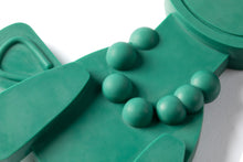 Load image into Gallery viewer, The Little Bamber - Green - Natural Rubber &amp; Baltic Amber Teething Toy
