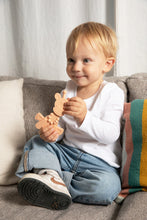Load image into Gallery viewer, The Little Bamber - Pink - Natural Rubber &amp; Baltic Amber Teething Toy
