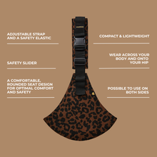 Load image into Gallery viewer, Toddler Carrier Leopard Print Brown
