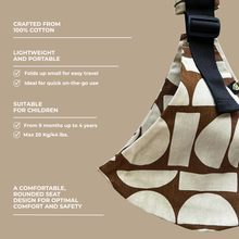 Load image into Gallery viewer, Toddler Carrier Boho

