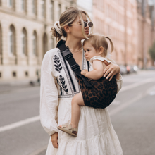 Load image into Gallery viewer, Toddler Carrier Leopard Print Brown

