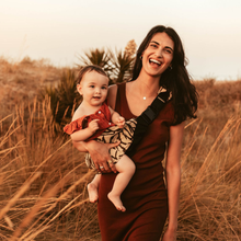 Load image into Gallery viewer, Toddler Carrier Brown Zebra Print
