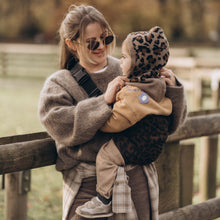 Load image into Gallery viewer, Toddler Carrier Leopard Print Brown
