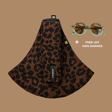Load image into Gallery viewer, Toddler Carrier Leopard Print Brown
