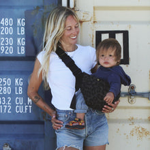 Load image into Gallery viewer, Toddler Carrier Leopard Print Grey
