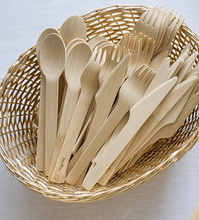 Load image into Gallery viewer, Bamboo Single Use Utensils
