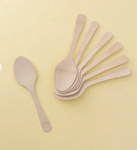 Load image into Gallery viewer, Single Use Bamboo Serving Spoon
