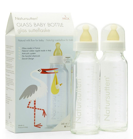 Glass Baby Bottle, 2 Pack